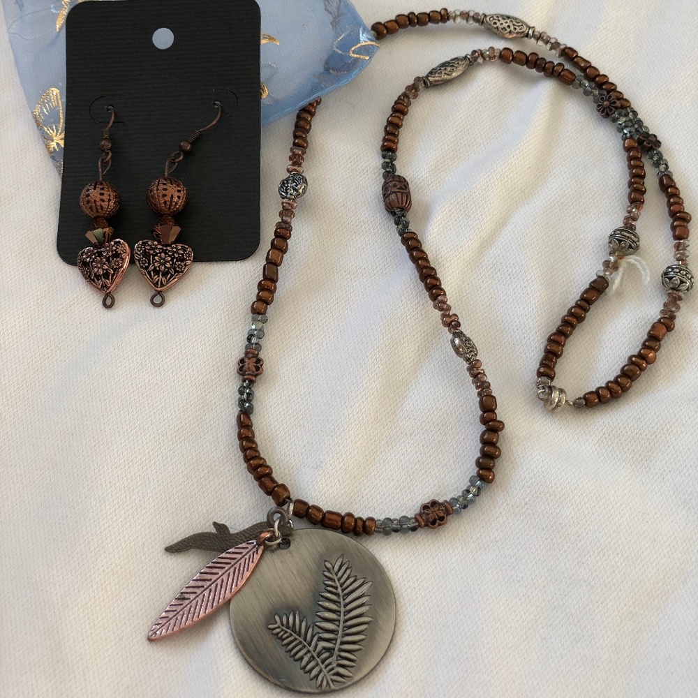 Lia Sophia Necklace & Earrings